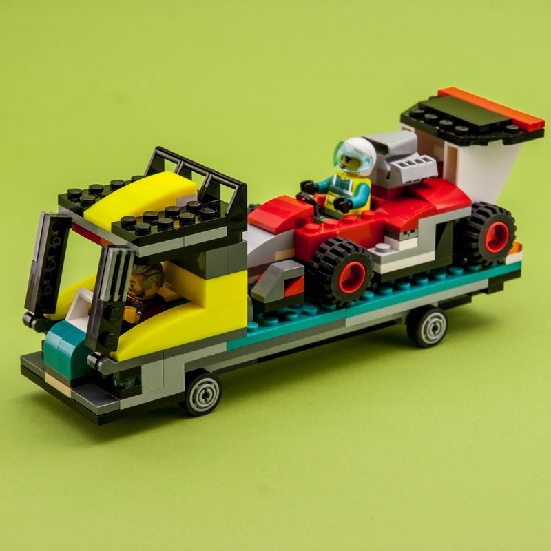 LEGO MOC 60343 Race Car Transporter by Keep On Bricking | Rebrickable ...