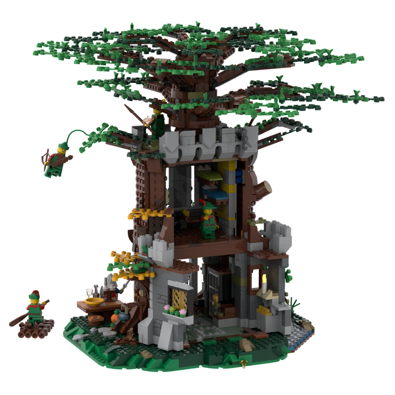 LEGO MOC Forestmen Fortress & Joust Tournament - 31120 & 21318 ...