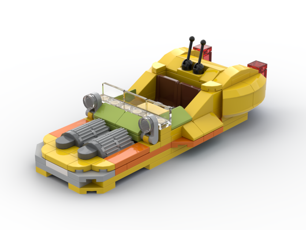 Lego Moc Xj-6 Anakin Airspeeder Microfighter By Jedi Plb 