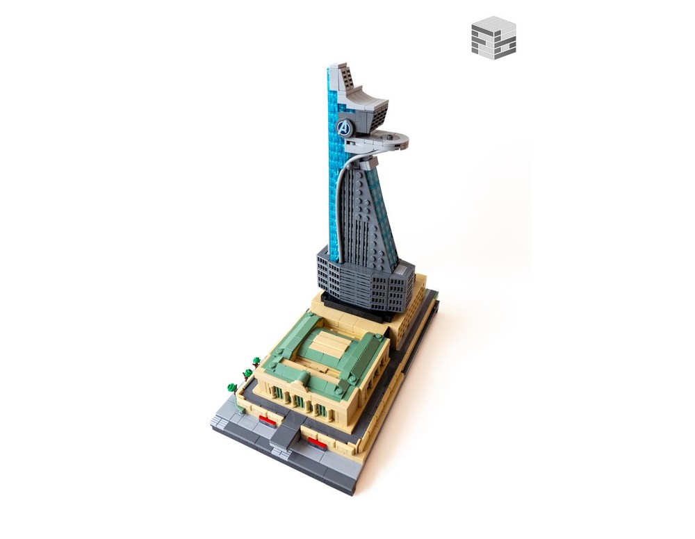 LEGO MOC Avengers Tower | Grand Central Station | 42-45st