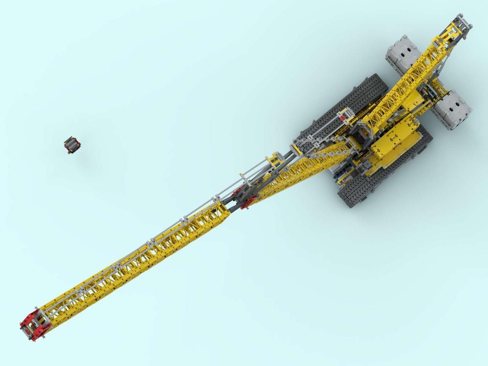 LEGO MOC Liebherr LR 13000 SDWB configuration (2x42146) by