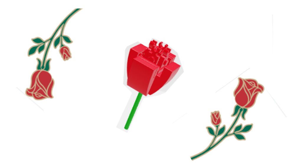 LEGO MOC ROSE 2024 year by DLQuin | Rebrickable - Build with LEGO