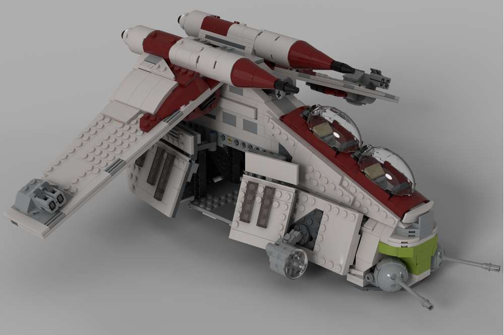 LEGO MOC Clone Wars LAAT/i Republic Gunship by NinjaWarriorBob ...