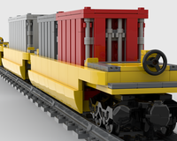 LEGO MOC-168695 TTX Well Cars + Containers by fuganater