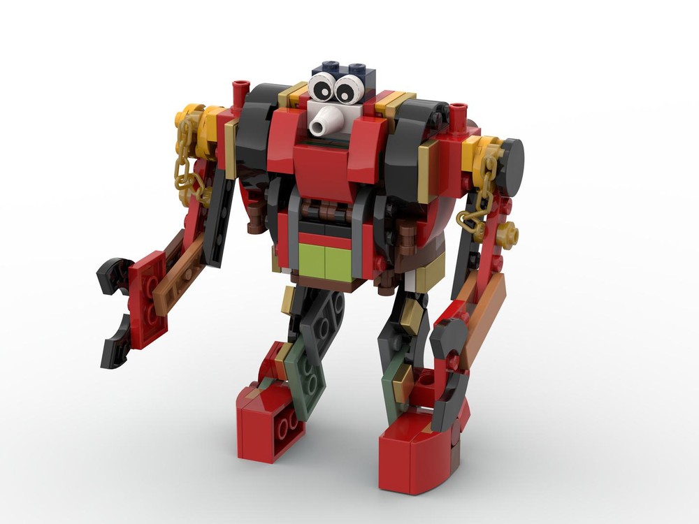 LEGO MOC Nutcracker Mech Suit 2 by eric_nunya Rebrickable Build with LEGO