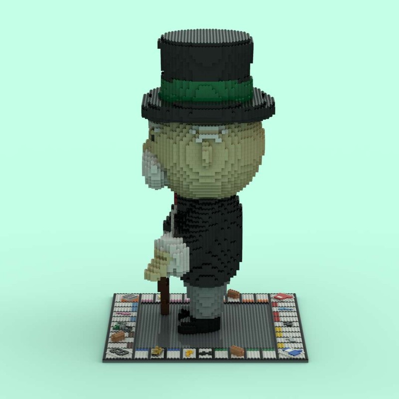 LEGO MOC Mr Monopoly by otterbournelego Rebrickable Build with LEGO