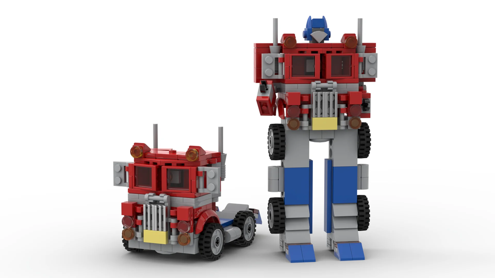 LEGO MOC Optimus Prime - old Speed Champions scale by vDanII ...