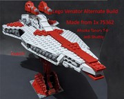 LEGO MOC MIDI-Scale Venator-Class Republic Cruiser by DigitalSock