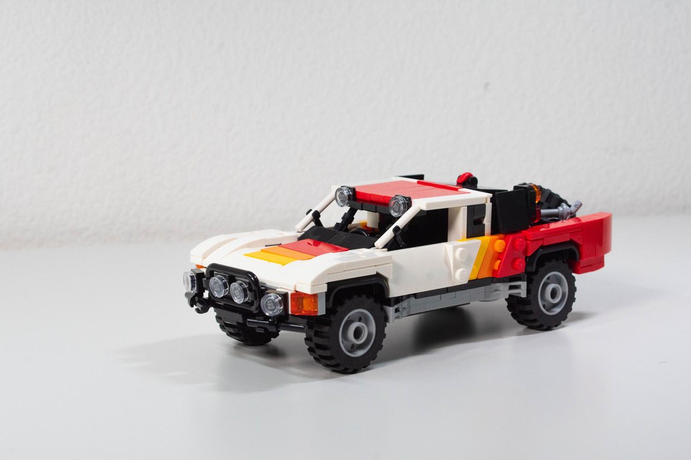 LEGO MOC Toyota T100 Baja Truck by mcgwerks | Rebrickable - Build with LEGO