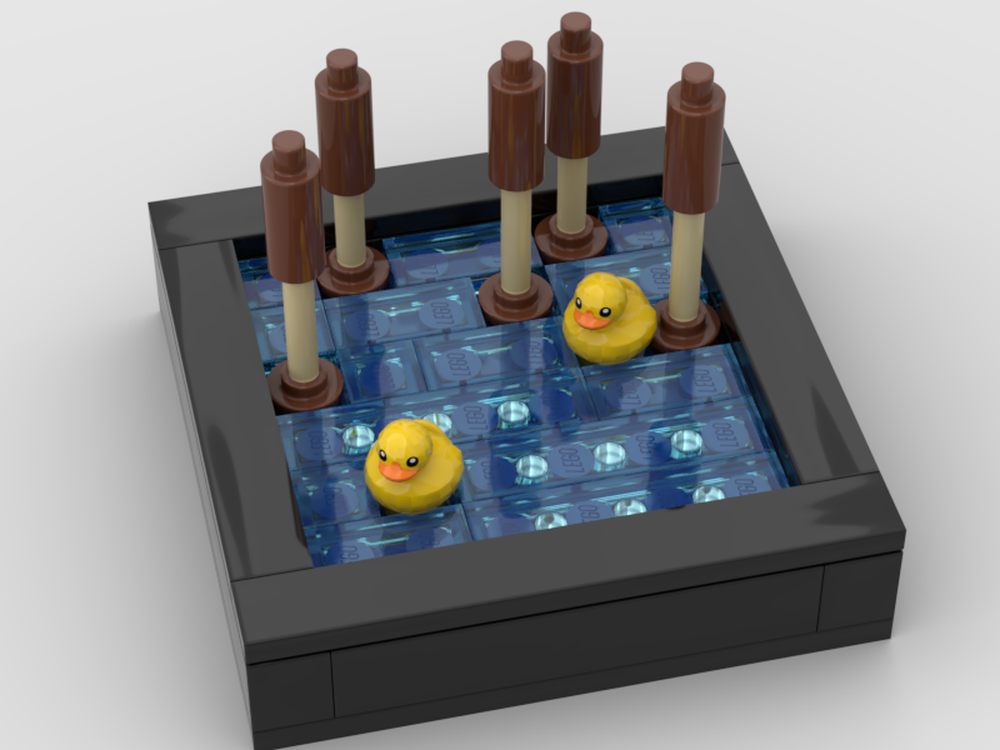 LEGO MOC Ducks on a pond by SirIceCream Rebrickable Build with LEGO