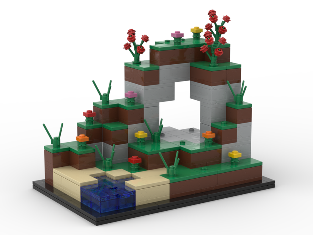 LEGO MOC MC overworld diorama by RC_builds_and_bricks | Rebrickable ...