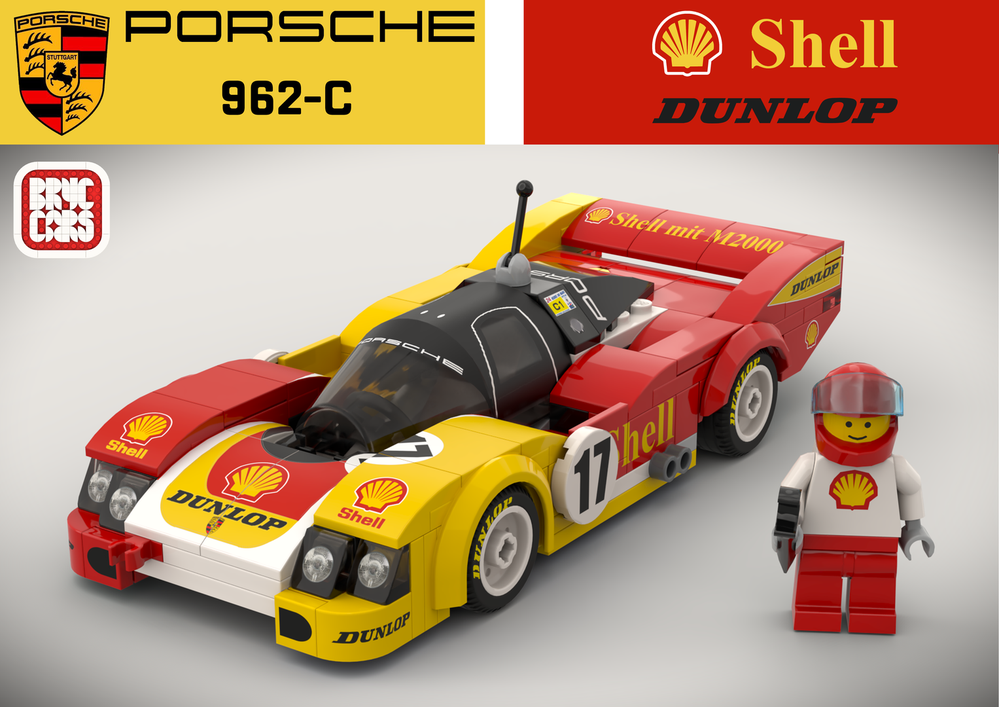 LEGO MOC-168894 Porsche 962C 1988 #17 Group C by BrycCars