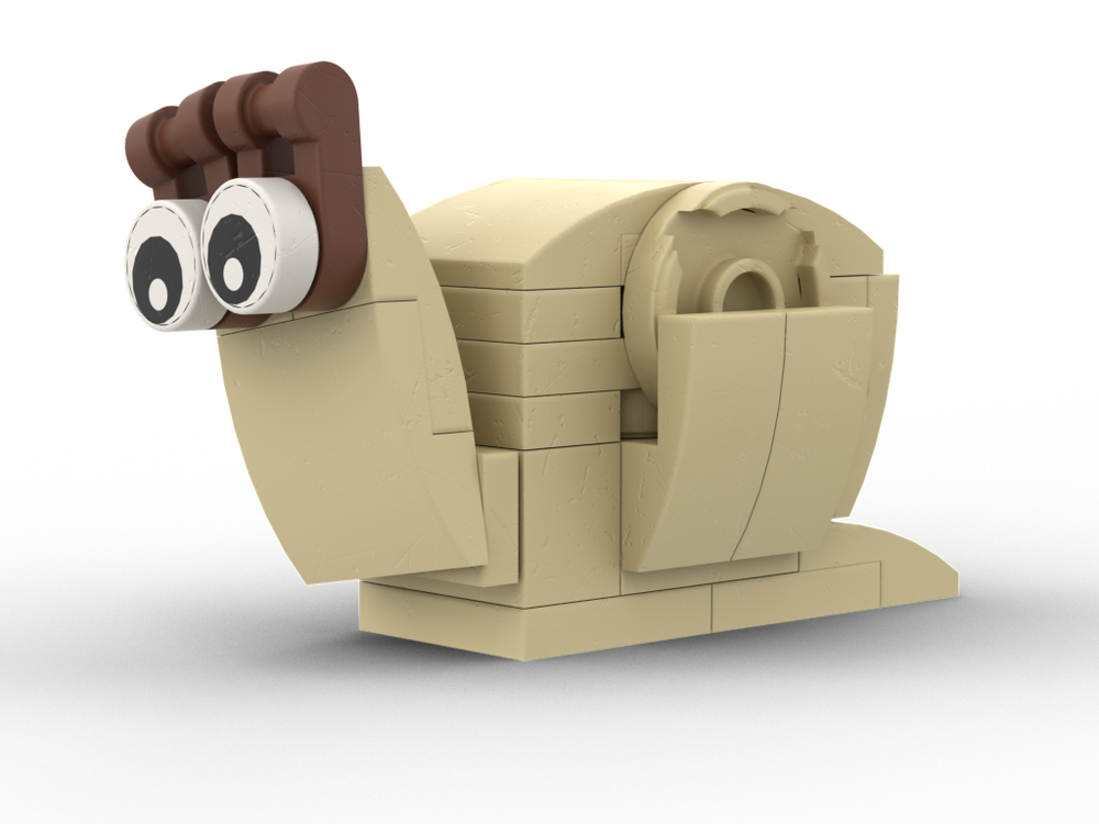 LEGO MOC Snail (30666) by BriXperiMent Rebrickable Build with LEGO