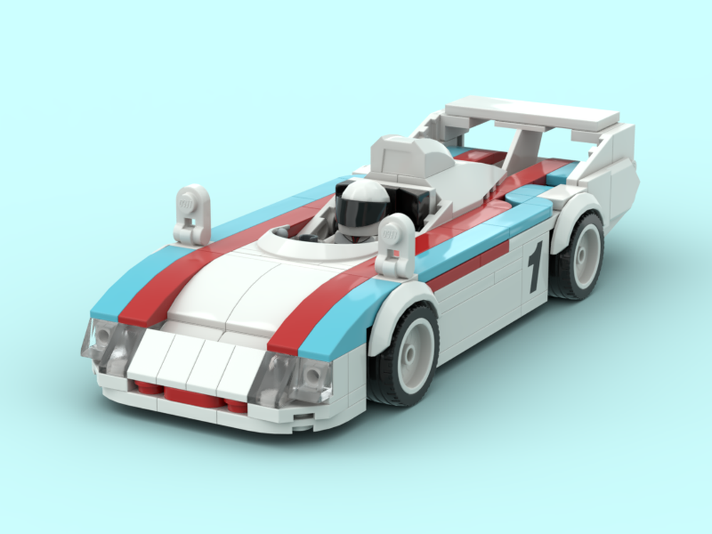 LEGO MOC 8W-Porsche 936 Martini Racing by Double_U_Bricks