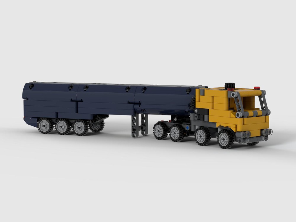 LEGO MOC Azov 64131 / KamAZ 65228 + Heavy Fuel Trailer / TZ-60 Trailer ...