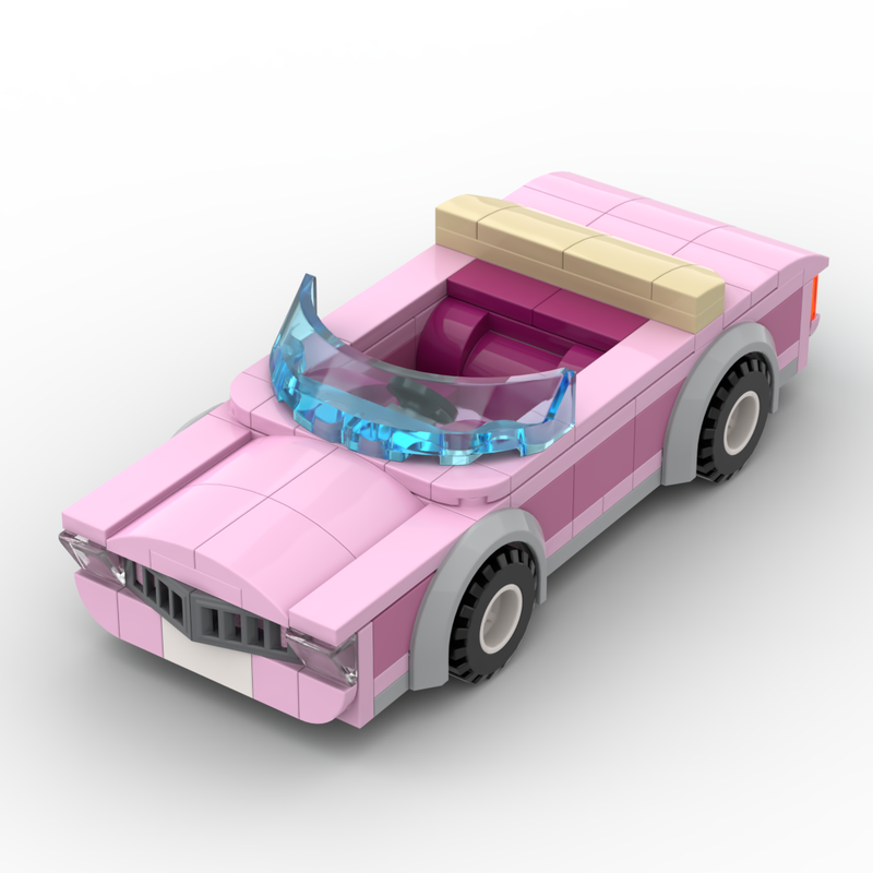 LEGO MOC Pink Cabriolet by Kostky v Plzni Rebrickable Build