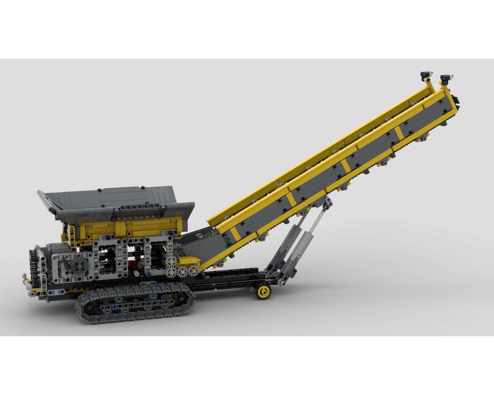 LEGO MOC Self Propelling Hopper Feeder Conveyor by BKu | Rebrickable ...