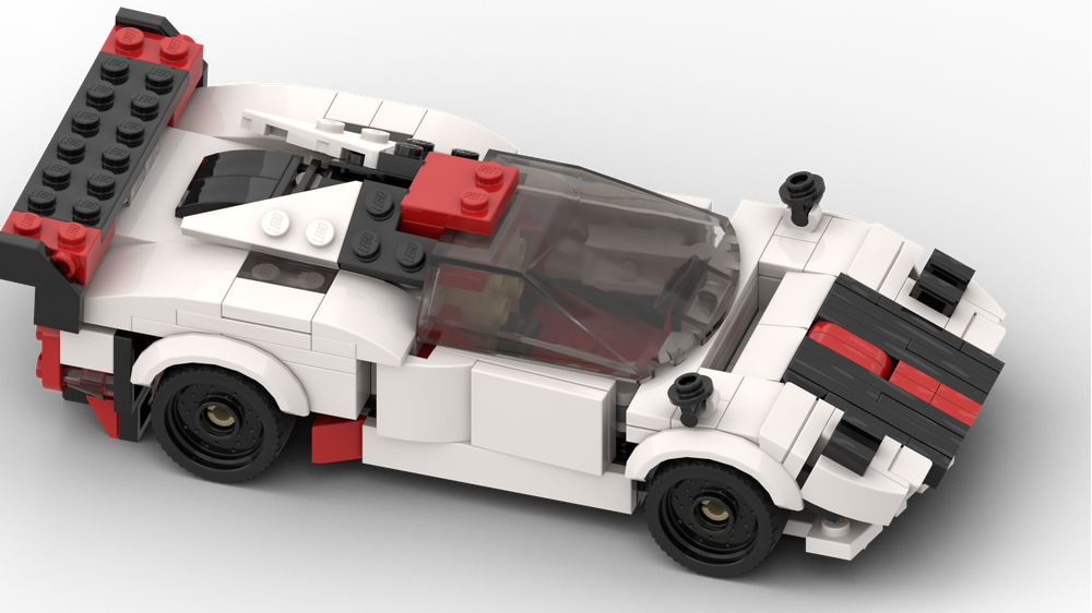 Lego Moc Pagani Zonda - 76908 Alternate Build By Romaulait 