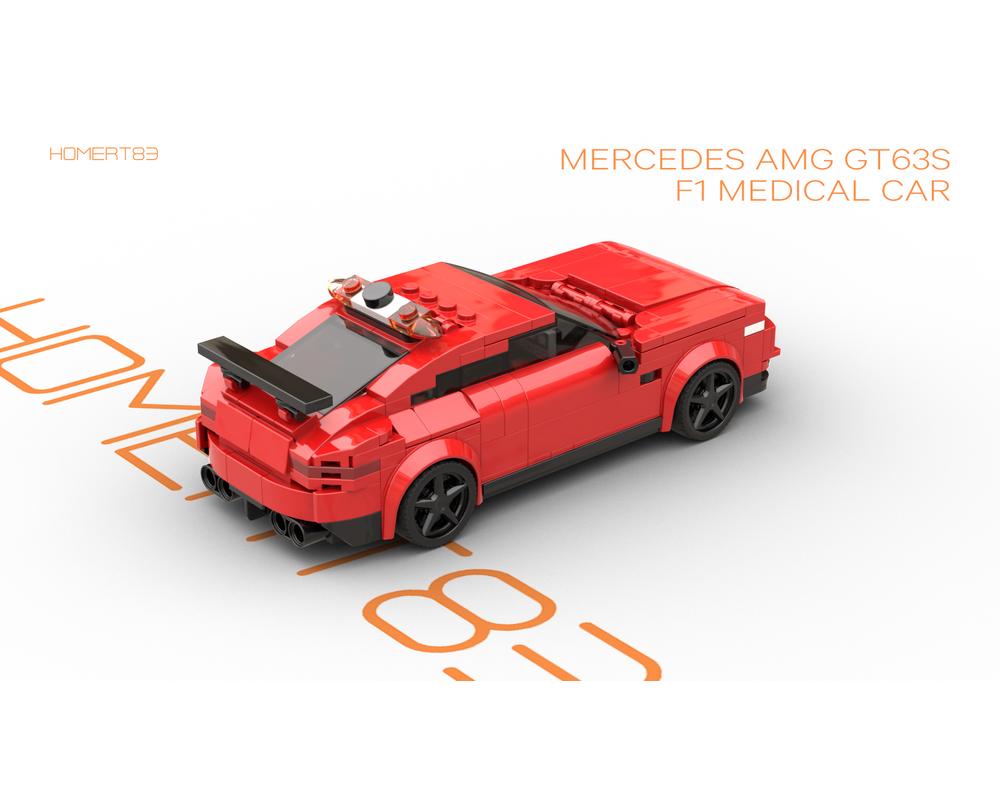 LEGO MOC Mercedes AMG GT63S F1 2023 Medical Car by homert83
