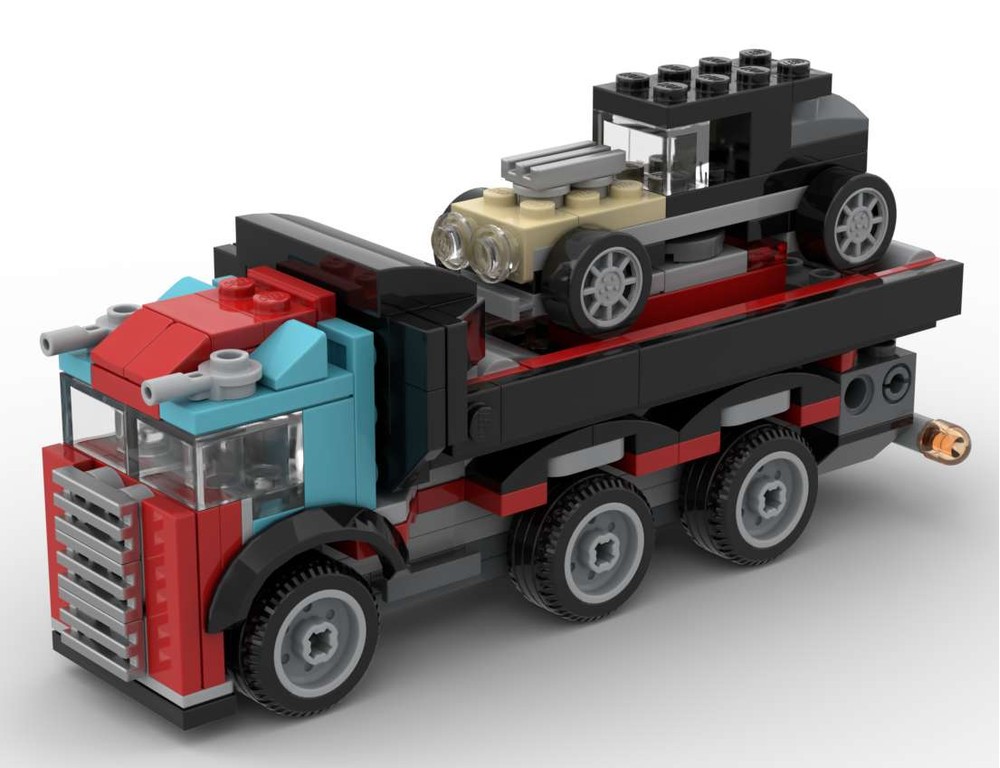 LEGO MOC-169200 31146 Truck and HotRod by PeterSzabo | Rebrickable