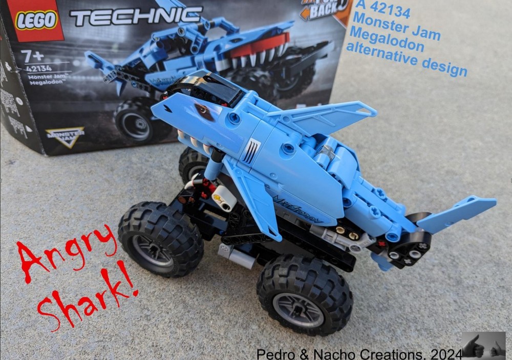 Lego shark car online