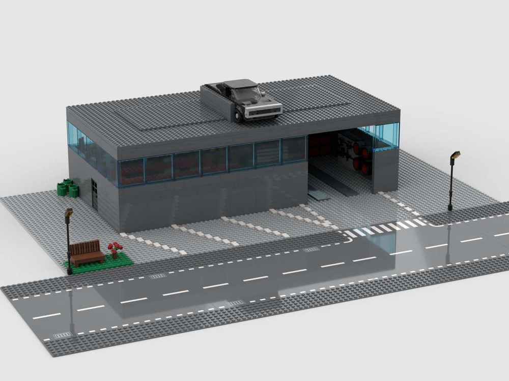 LEGO MOC Car workshop by MOCarlo | Rebrickable - Build with LEGO