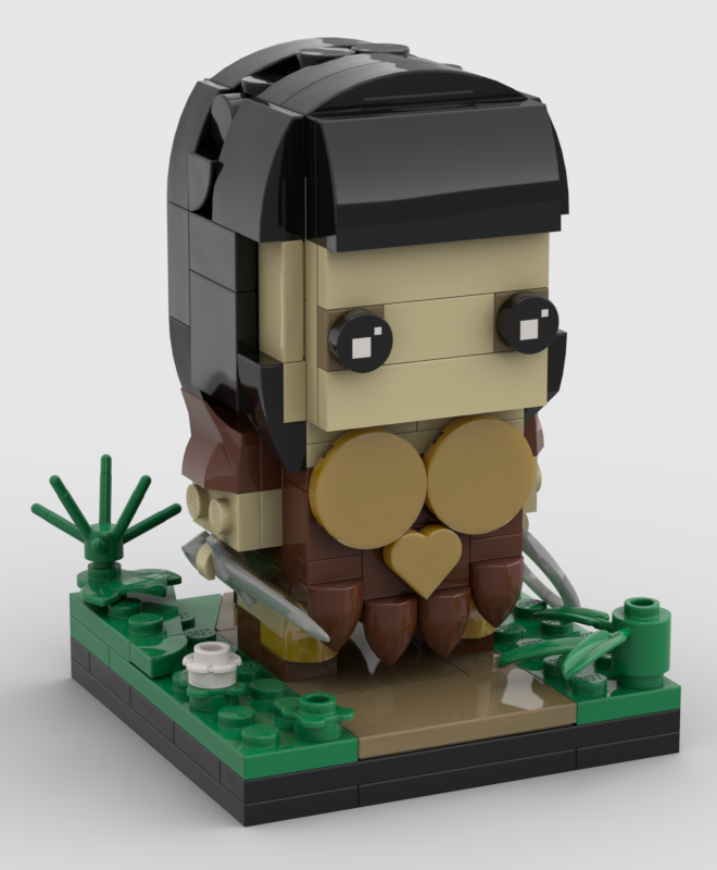 LEGO MOC Brickheadz - Xena: Warrior Princess by Thierry | Rebrickable ...