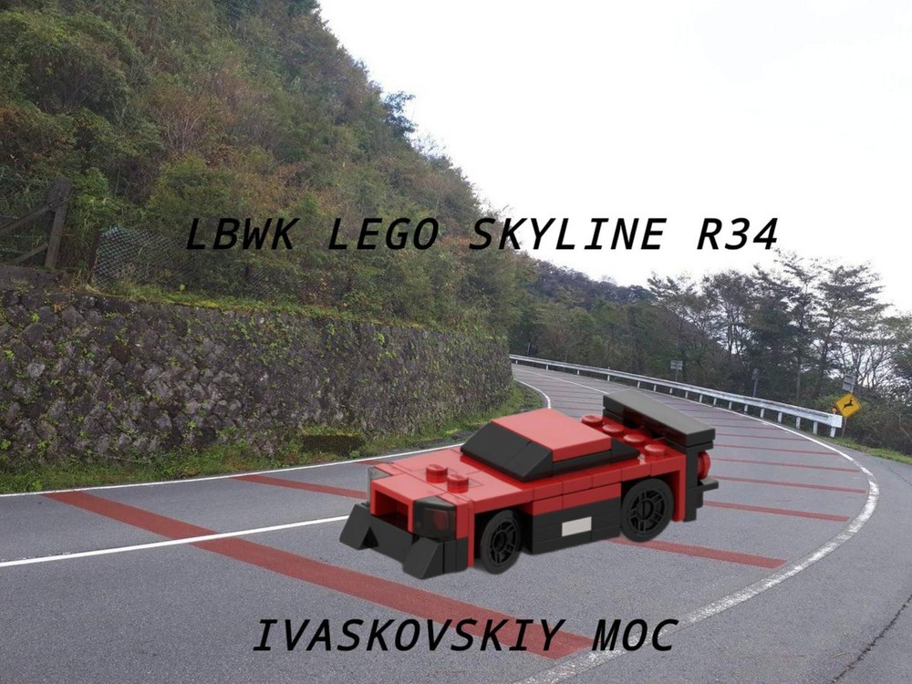 LEGO MOC-169302 LBWK Nissan Skyline R34 by Ivaskovskiy | Rebrickable ...