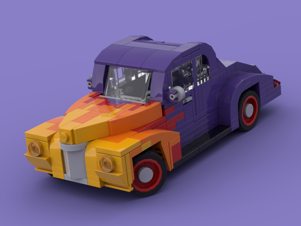 LEGO MOC 1940 Ford Hot Rod by brickhead_07 | Rebrickable