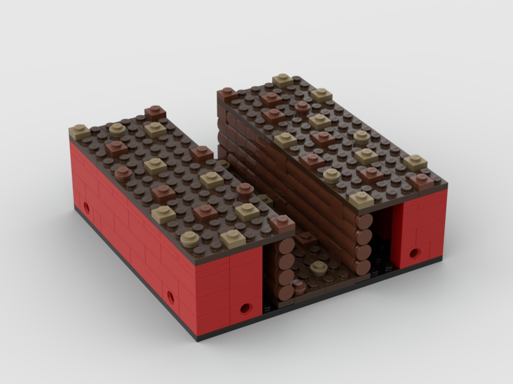 LEGO MOC WW1 Straight Trench by BassBrickStudios | Rebrickable - Build ...