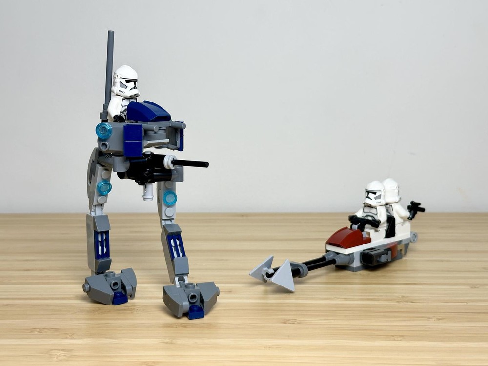 LEGO MOC ATRT Walker and Speeder Alternate Build of 75372 Clone & Droid Battle Pack by Wurger