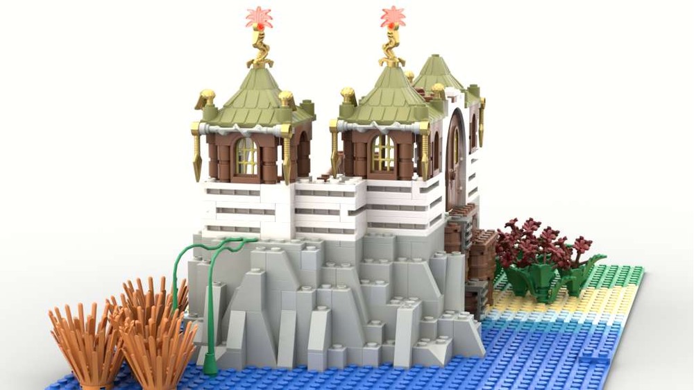 LEGO MOC Beach castle by Sir_Dos | Rebrickable - Build with LEGO