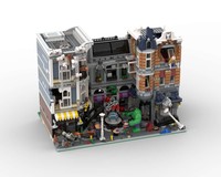 Assembly Square - Superhero Battle Scene