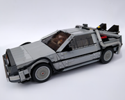 LEGO MOC DeLorean DMC-12 BTTF P1 - 8 stud wide Speed Champions style by  k_lego_r