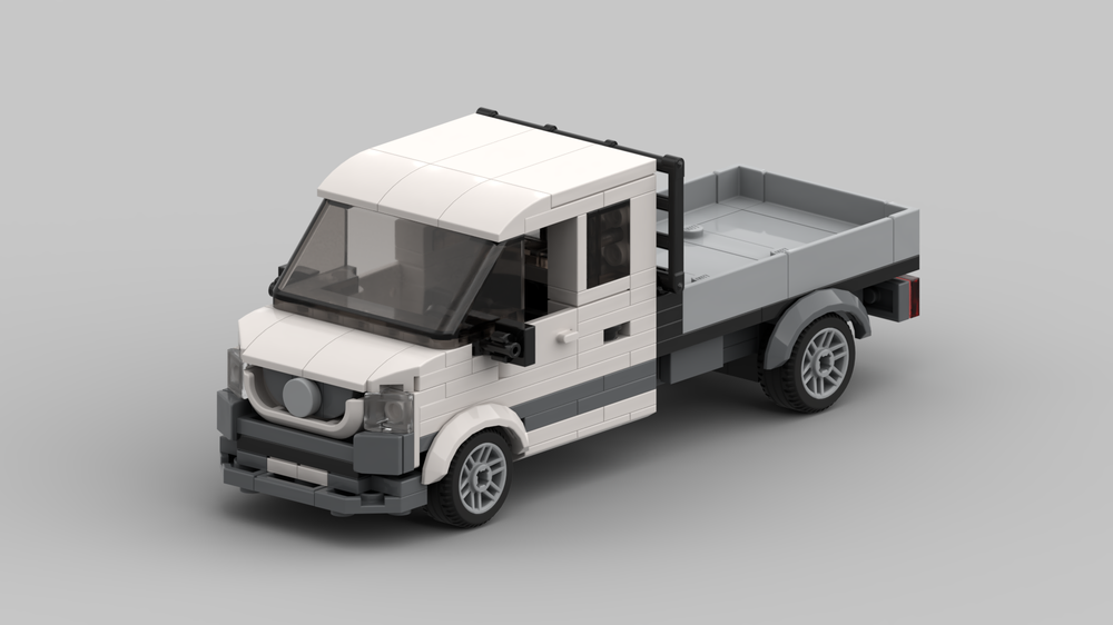 LEGO MOC Mercedes Benz Sprinter with Cargo Area (long version) by _res ...
