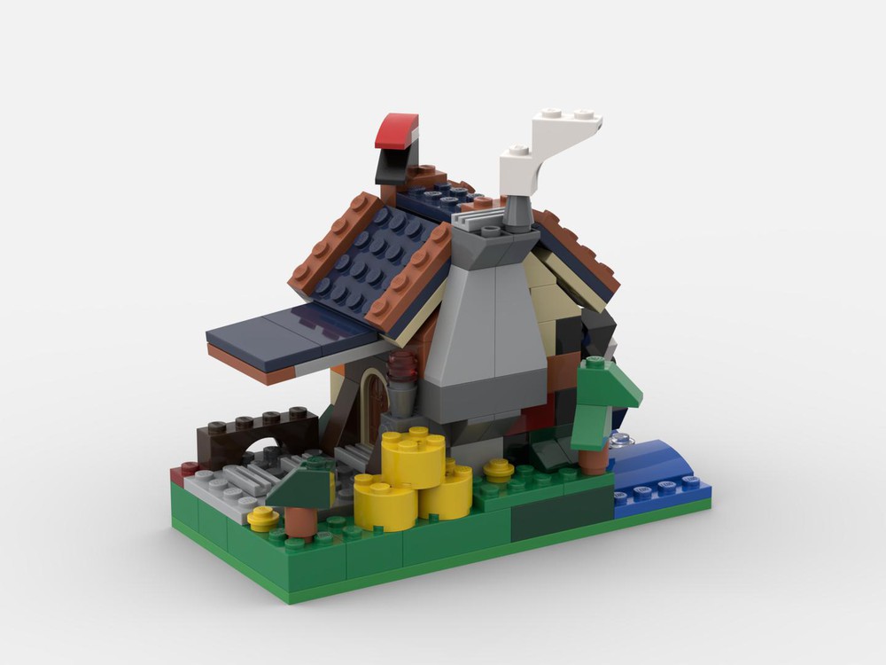 LEGO MOC 10696 Watermill by BrickBash | Rebrickable - Build with LEGO