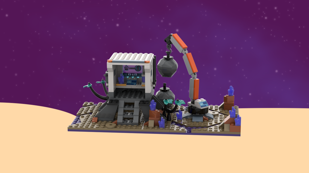 LEGO MOC 169678 City Space Reimagined Spacebase Asteroid Discovery 