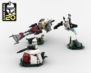 LEGO star wars clone wars MOCs with Building Instructions 