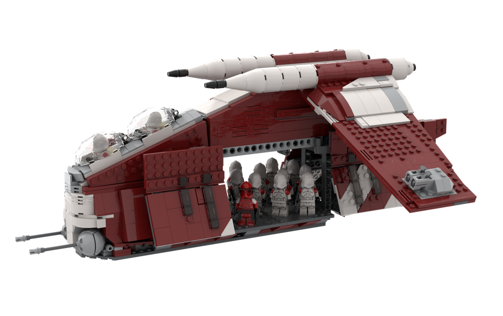 LEGO MOC Larger Coruscant Guard Gunship - 2013 Scale by Renk ...