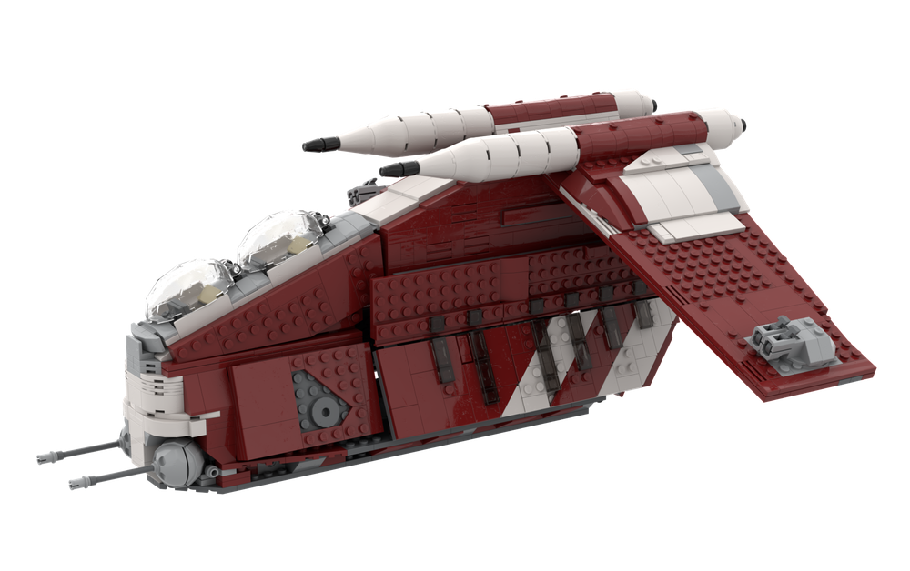 LEGO MOC Larger Coruscant Guard Gunship - 2013 Scale by Renk ...