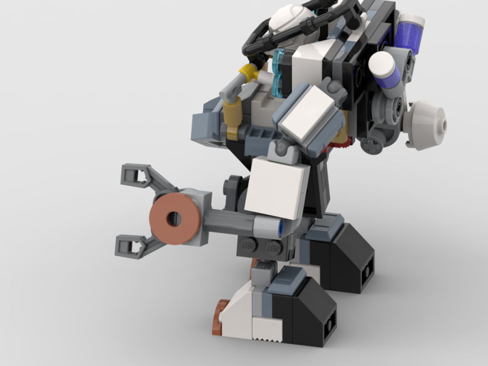 Lego Moc Construction Mech Upgrade By T-nova 