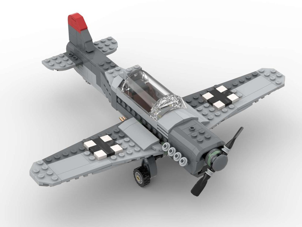 LEGO MOC Pilatus P2 - 77012 mod by Mercvtio | Rebrickable - Build with LEGO