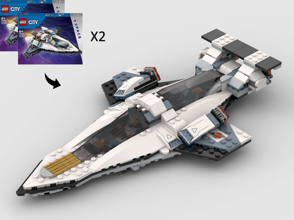 LEGO MOC Galaxy Explorer - Alternate Build of 2 x 60430 Interstellar ...