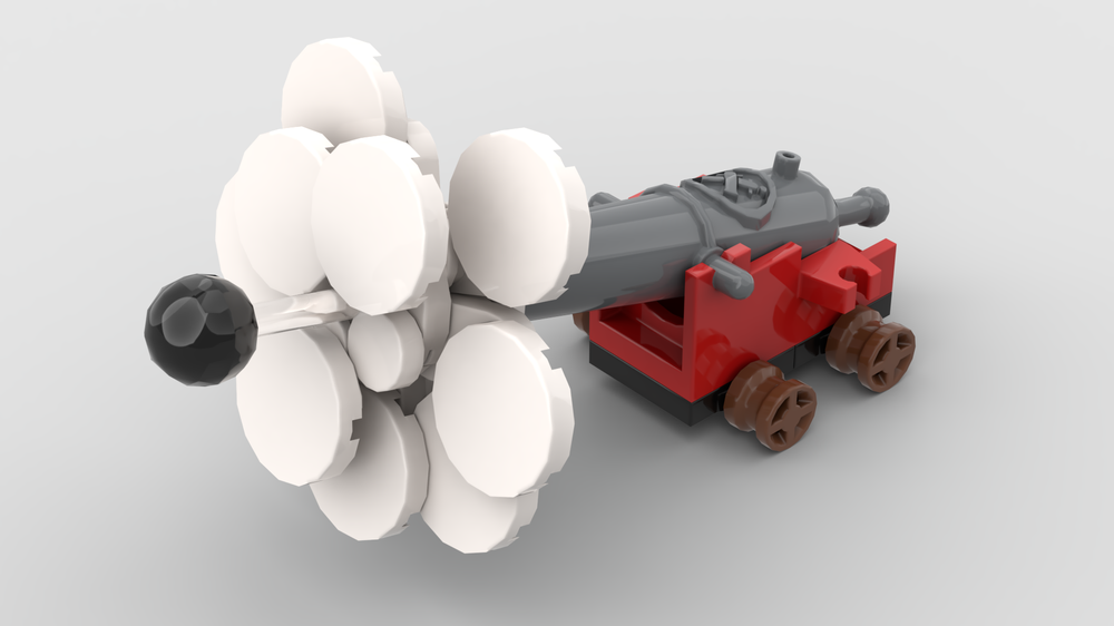 Lego Tank Fires Soccer Ball Cannon