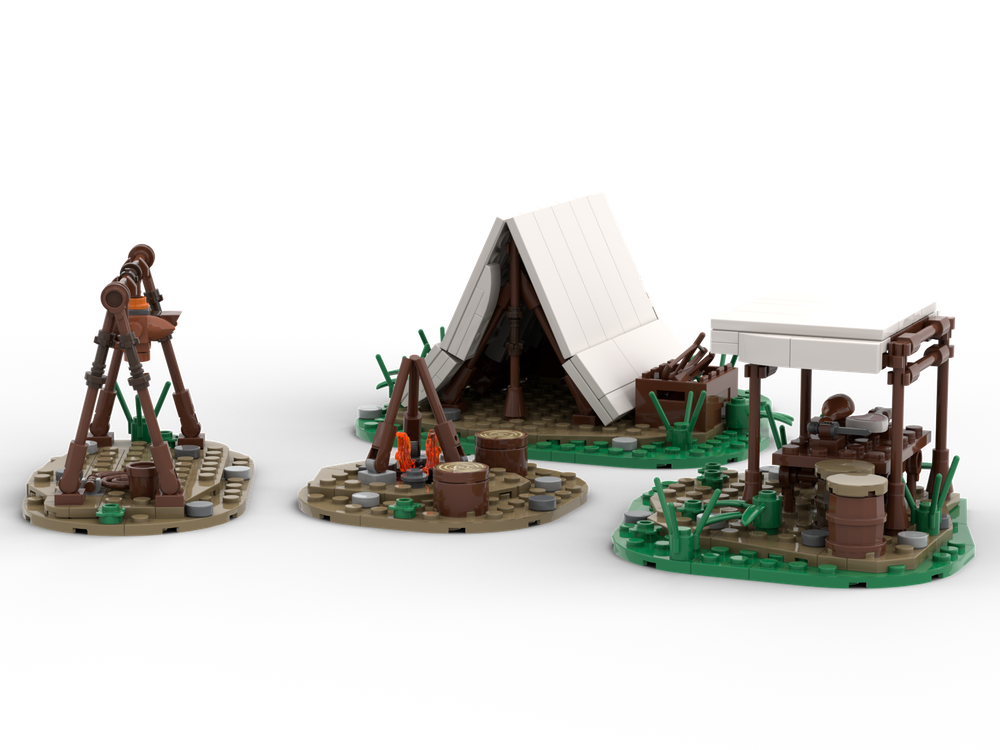 LEGO MOC Medieval Hunter Camp by TimBricks99 | Rebrickable - Build with ...