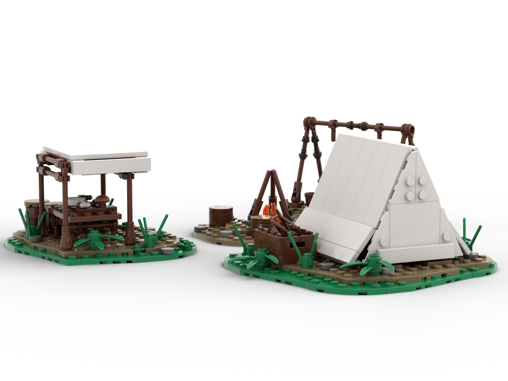 LEGO MOC Medieval Hunter Camp by TimBricks99 | Rebrickable - Build with ...