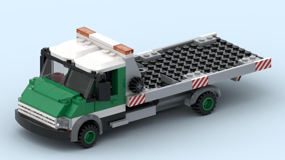 LEGO MOC 60017 Flat Bed Truck - 8 stud wide modification by ...