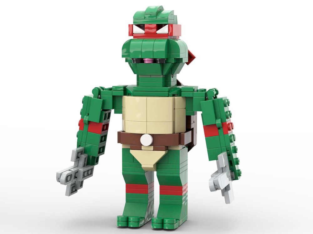 Lego Moc Raphael Lego Figure By Littlebricksheroes 