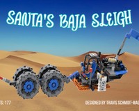42071 Alt Build - Santa's Baja Sleigh
