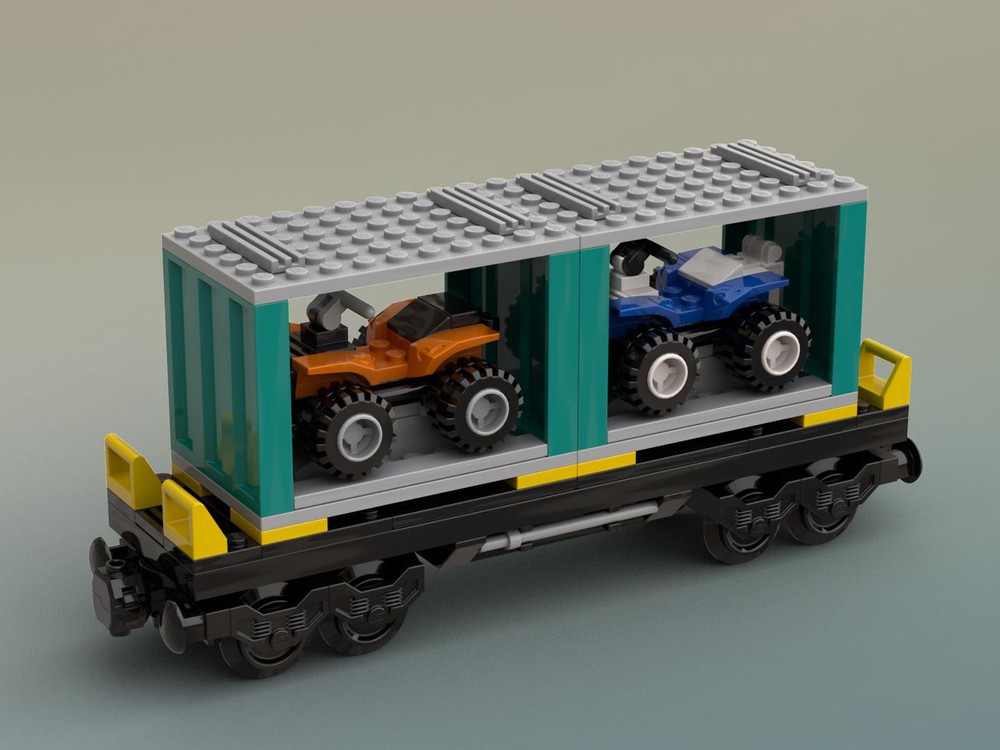 Lego Moc Cargo Car By Jamisonwieser Rebrickable Build With Lego